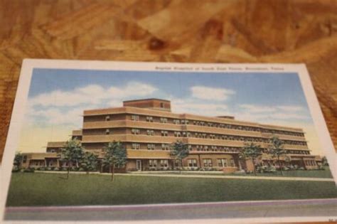 Postcard A Baptist Hospital Beaumont Texas Linen Unposted Ebay
