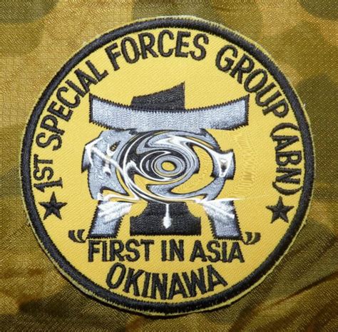 Us Army 1st Special Forces Group Abn First In Asia Okinawa Sfoda