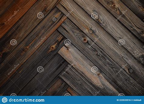 Wooden Planks Dark Boards Planking Background Texture Stock Photo