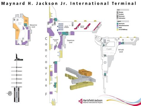 Map Of The Atlanta Airport Map Of Atlantic Ocean Area