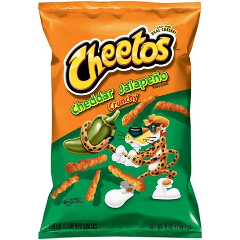 Cheetos Cheddar Jalapeño Crunchy Cheese Flavored Snacks 9 Oz Instacart