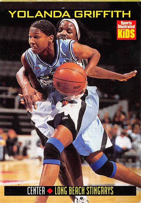 Yolanda Griffith Basketball Card Long Beach Stingrays Wnba 1998