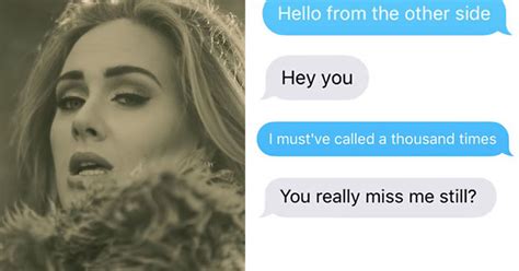 Woman Texts Her Ex Using Only Adele Lyrics And The Result Is Hilarious Bored Panda