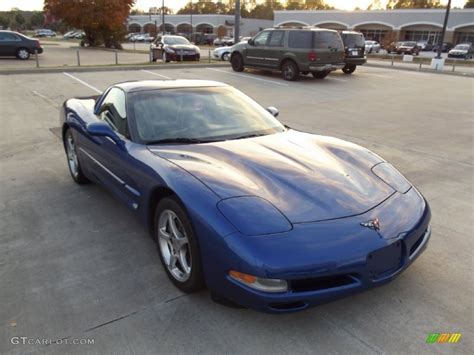 Electron Blue Metallic 2002 Chevrolet Corvette Coupe Exterior Photo