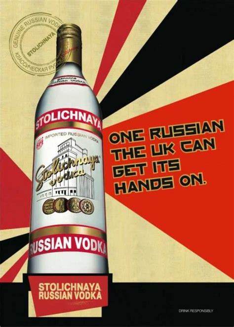 The New Stoli Vodka Advertising Campaign With Images Stolichnaya