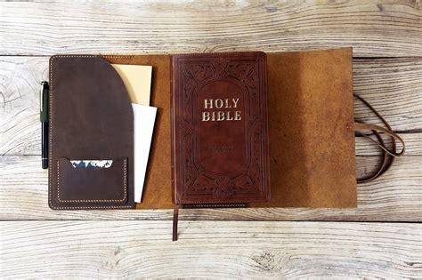 Stationery And Party Supplies Standard Cover Size Custom Leather Holy