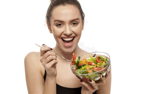 Healthy Food Salads Stock Image Image Of Background 118408185