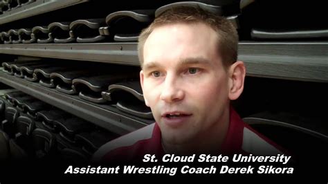 st cloud state wrestling assistant coach derek sikora youtube