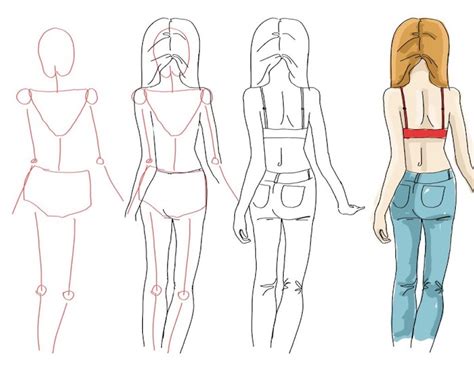 How To Draw A Person Body Draw The Base Of The Head By Drawing A