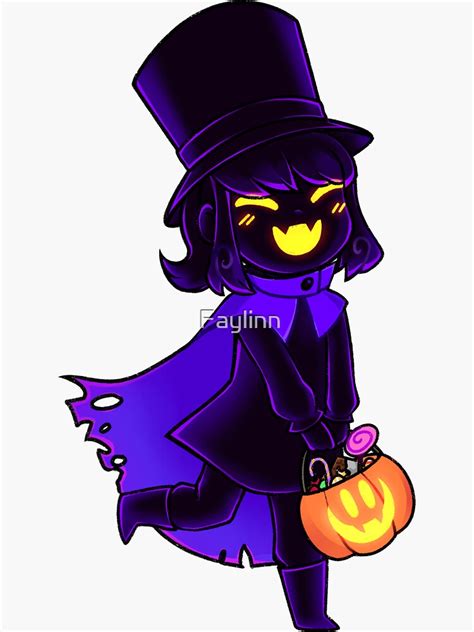 Shadow Puppet Hat Kid With Candy Sticker For Sale By Faylinn Redbubble