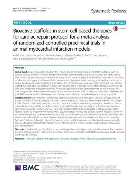 Pdf Bioactive Scaffolds In Stem Cell Based Therapies For Cardiac