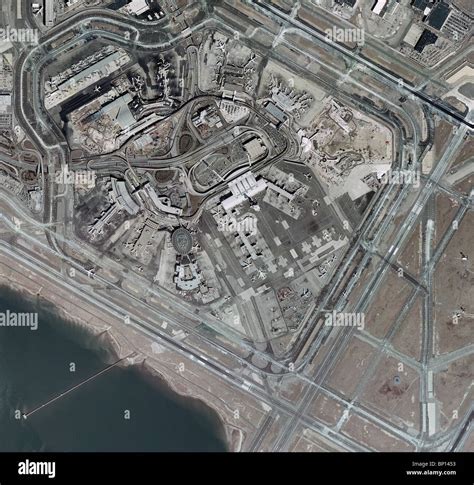 Aerial Map View Of John F Kennedy International Airport Queens New