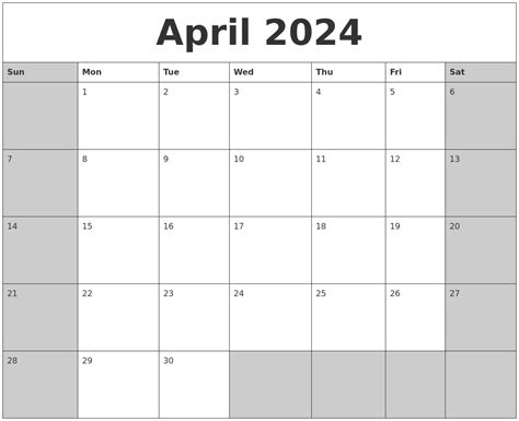 Aprilmay 2024 Calendar 2024 Calendar Printable