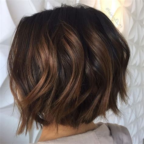 Chocolate Brown Hair Color Ideas For Brunettes Brown Balayage Bob