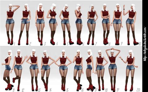 Lynx Simzs Gloomy Trait Pose Pack For Sims 4 Cas Sims 4 Cas Sims 4 Images