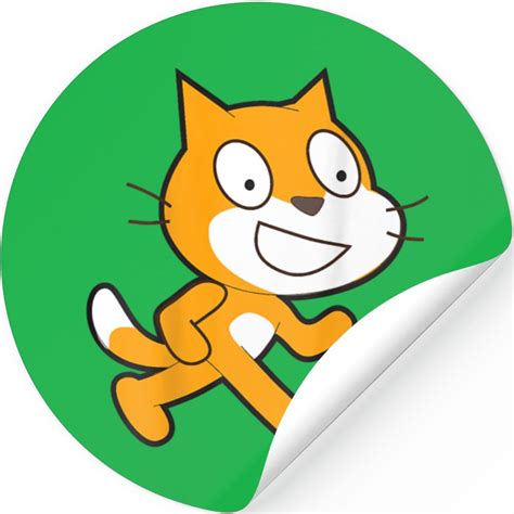 Official Scratch Logo Programming Language Stickers