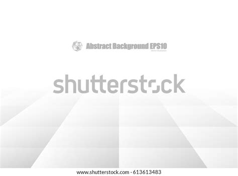 Abstract Gray Geometric Background Perspective Concept Stock Vector