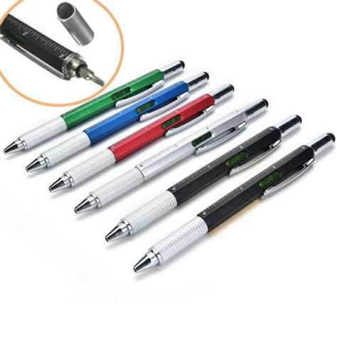 Jual Stylus Pen 6 In 1 Pen Stylus Obeng Waterpass Pengaris Arsitek