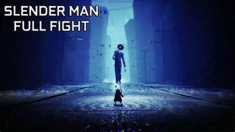 Little Nightmares 2 Slender Man Full Fight Youtube