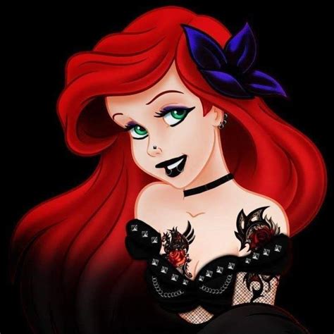 La Sirenita Ariel 💓 Princesas Góticas De Disney Princesas Disney Tatuadas Fotos De Princesas