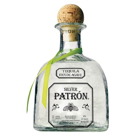 Patron Silver Tequila 375 Ml Silver White Tequila Meijer Grocery