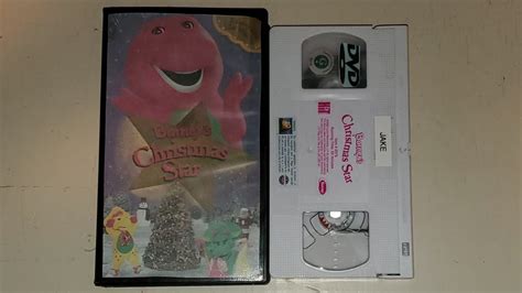 Opening To Barneys Christmas Star 2002 Vhs Youtube