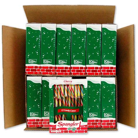 Spangler Multi Colored Cherry Candy Canes Red Green