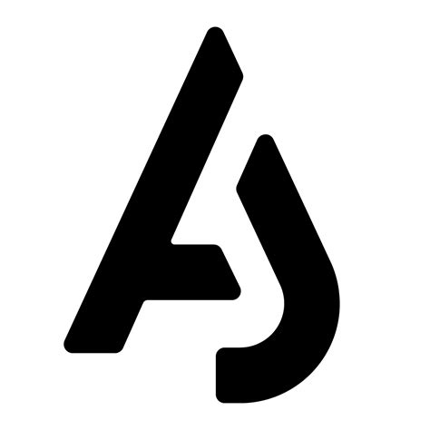 Ailton Jean Aj Logo Logo Design Creative Letter Logo Design