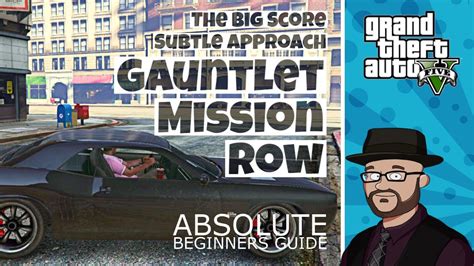 How To Get Gold In Gta 5 Gauntlet Mission Row Walkthrough Youtube