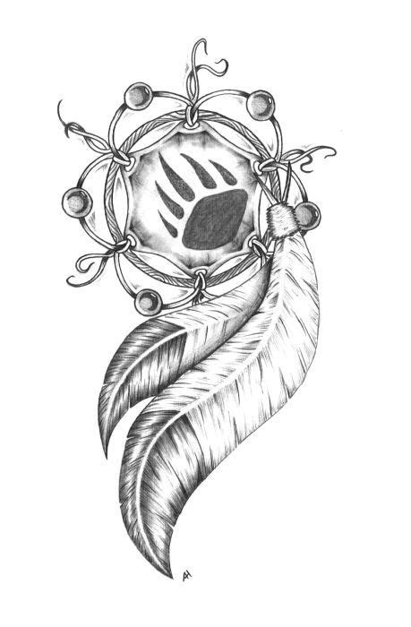 Эскизы татуировки ловец снов Рисунки тату Dream Catcher Tattoo Design Native American