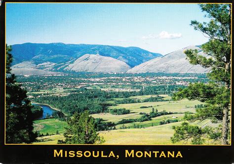Janne's Postcards.: #73 Missoula, Montana, USA
