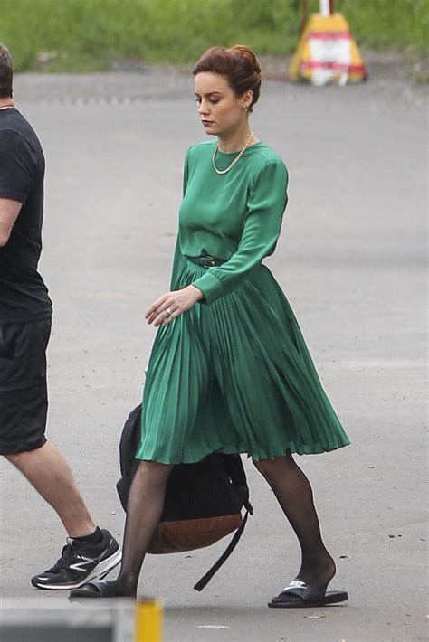 Brie Larson On The Set Of The Glass Castle In Montreal