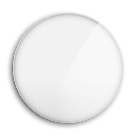 Premium Vector Vector Blank White Pin Button Mockup Isolated On