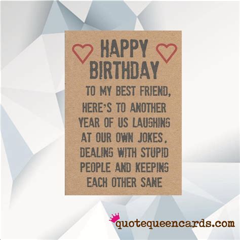 Have you ever try to get yourself in a fridge and see what happens? Happy Birthday BEST FRIEND Funny Birthday Card For Friend | Etsy | Birthday cards for friends ...