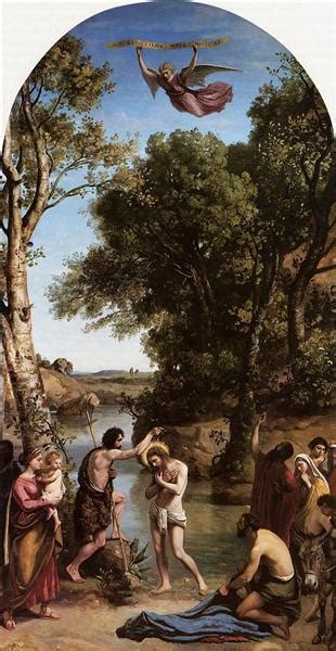 The Baptism Of Christ 1845 1847 Camille Corot