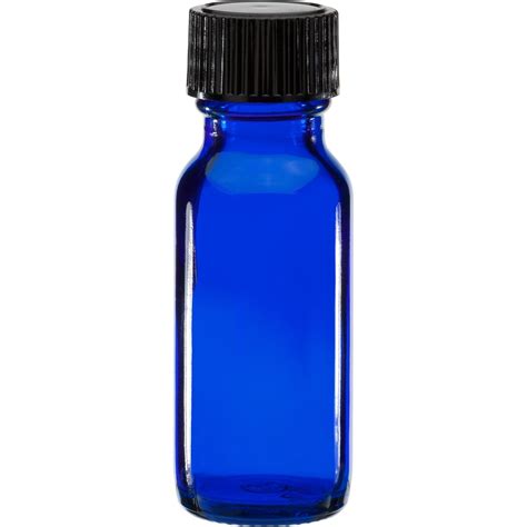 15ml Cobalt Blue Glass Bottle With Cap Fusion Flavours