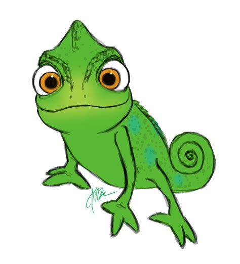 Chameleon clipart rapunzel pascal, Chameleon rapunzel pascal Transparent FREE for download on ...