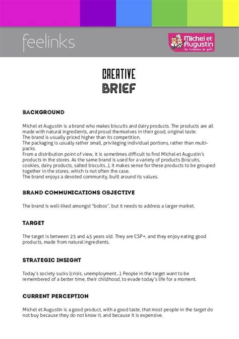 Creative Design Brief Template Download Creative Brief Template Pdf