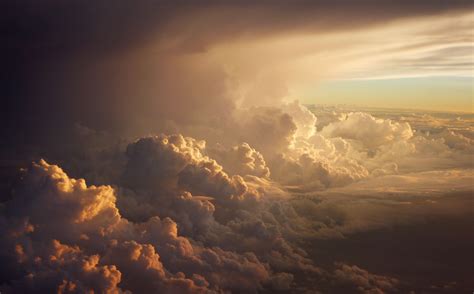 Storm Cloud Over Texas Taken From Window Of Plane September 2012