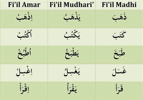 Kata Kerja Bahasa Arab Di Dalam Al Quran Dan Artinya Alifun Liyaa