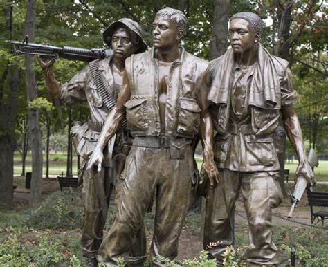 Life Size Bronze Statue The Three Soldiers Vietnam Veterans Memorial