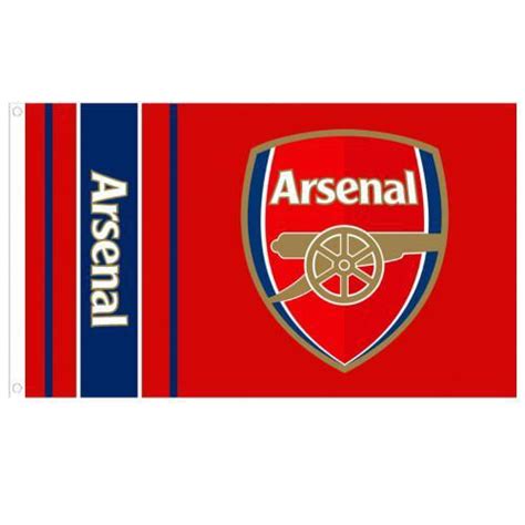 Everythingenglish Arsenal Fc 5 X 3 Crest Flag Authentic Epl