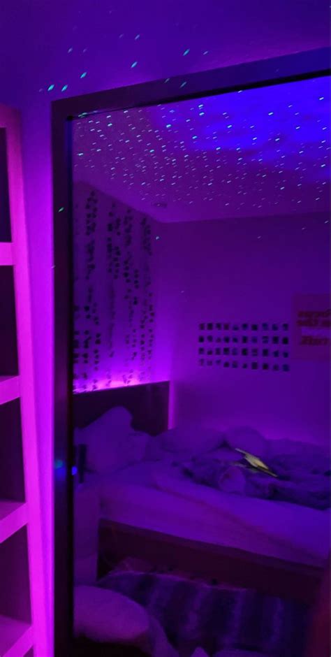 40+ brilliant lighting ideas to transform your bedroom. d e c o r image by emily paulichi in 2020 | Neon room ...