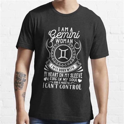 I Am A Gemini Woman T Shirt T Shirt For Sale By Benshop Redbubble