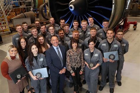 Graduating Apprentices Join Ge Aviation Wales Aerospace Manufacturing