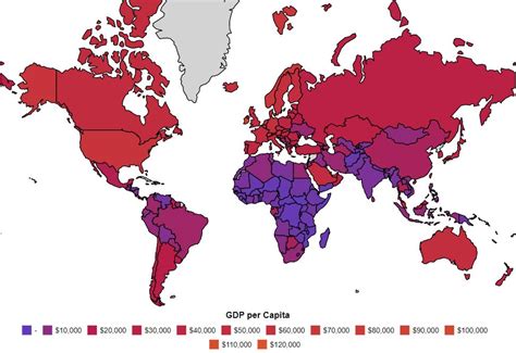Gdp Per Capita By Country 2023 World Populace