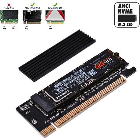 EZDIY FAB NVME PCIE 轉接卡附散熱片 M NVME SSD轉PCIE x 插槽高速擴充卡 蝦皮購物