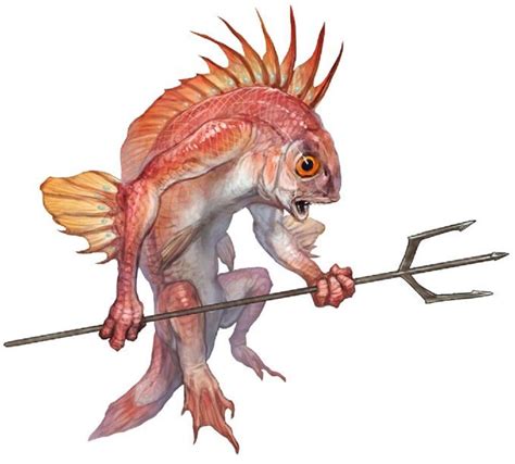 Fish Man Fantasy Character Art Rpg Character Fantasy Characters