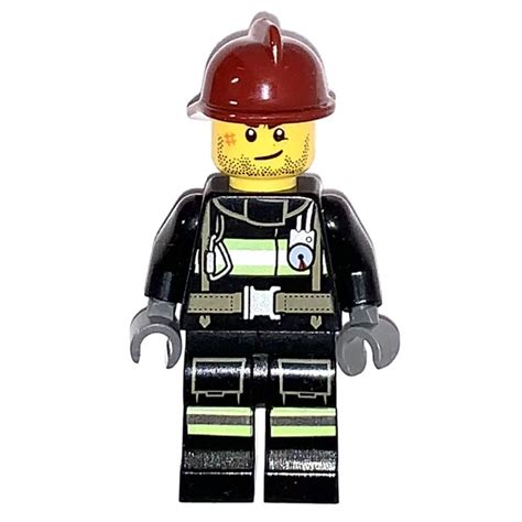 Lego Firefighter Mit Dark Rot Helm Minifigur Brick Owl Lego Marktplatz