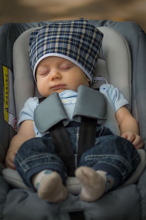Baby Sleeping Convertible Car Seat Little Boy Sleep Kid Cute